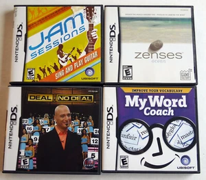 Konvolut 4 Nintendo DS Spiele: Deal Or No Deal My Word Coach Zenses Ocean Jam Sess - Bild 1 von 12