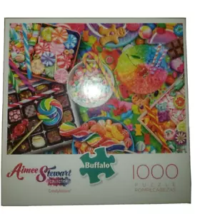 Buffalo Aimee Stewart Collection CANDYLICIOUS 1000 Piece Puzzle 27 X 20 NEW - Picture 1 of 3