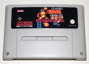 *PAL Version* Classic Kong Complete English Game For SNES - Picture 1 of 2