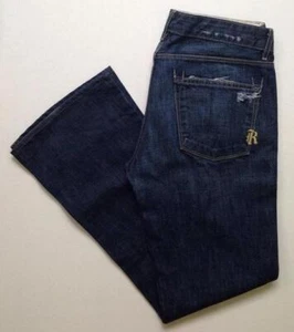 Damen RICH & SKINNY Boot Cut JEANS Größe 27 Premium Destructed Denim Orig 165 $ - Bild 1 von 1