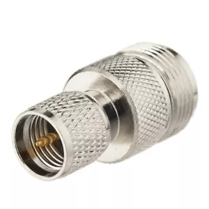 Coax Adapter Mini - UHF Male to N Female Straight Connector Adapter - Picture 1 of 3