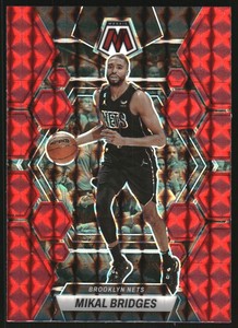 2022-23 Panini Mosaic Mosaic Red #2 Mikal Bridges