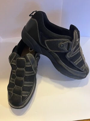 Dr. Comfort Black Edward X-Depth Shoes Adjustable Diabetic Men's Shoes Size 14 - Image 1 of 4