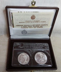 DITTICO XXIII OLIMPIADE 1984 FDC IN CONFEZIONE ORIGINALE - Foto 1 di 4
