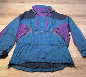 Vintage North Face TNF Extreme Anorak Parka Jacket Green Multicolor XL - Picture 1 of 13