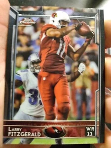 Larry Fitzgerald 2015 Topps cromo Arizona Cardinals 58 mangas suaves y duras - Imagen 1 de 8