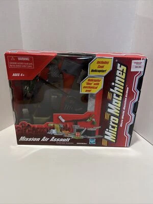 Micro Machines Mission Air Assault con helicóptero 2003 Hasbro Foto 1 de 4