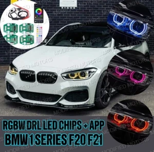 RGBW DRL LED BOARDS for BMW F20 F21 1 SERIES M140i M135i (2011-2019) + APP - Picture 1 of 7