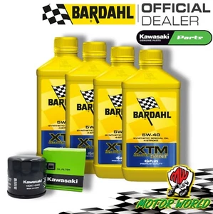 TAGLIANDO BARDAHL XTM 5W40 + FILTRO KAWASAKI W 650 1999 2000 2001 2002 2003 2004 - Foto 1 di 1