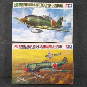 Lot Bundle Tamiya 1/48 2 Kits 61013 & 61018 • Nakajima KI84-IA • Mitsubishi J2M3 - Picture 1 of 15