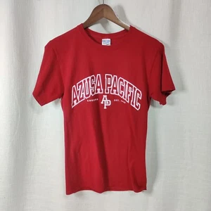 Camiseta De Colección Azusa Pacific University Adulto Pequeña Roja Manga Corta Deletreada - Imagen 1 de 8