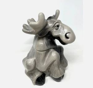 Tarro de galletas Moose 12" talladores de cielo grande pies de oso mesa grande Phyllis Driscoll - Imagen 1 de 6