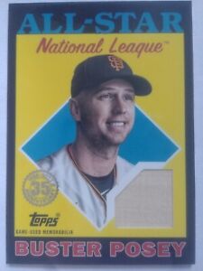 Buster Posey 2023 Topps Series 2 35th Ann. All-Star Relic Black Parallel 179/199