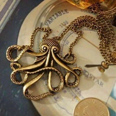 Halskette "Fluch der Karibik,Krake" ,wunderschön und mystisch(Sch.3/2/Korb8)) - Bild 1 von 4