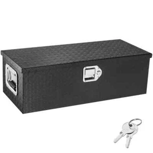 Heavy Duty Aluminum Truck Bed Tool Box, Diamond Plate Tool Box with Side Handle - Picture 1 of 8