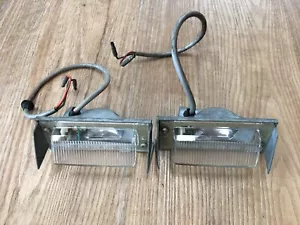 FORD CAPRI MK1 REAR REVERSE LIGHT CLEAR PAIR BRAND NEW GENUINE NOS - Picture 1 of 7