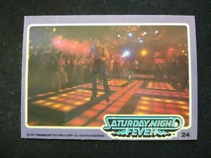 1977 Dunruss Saturday Night Fever Card # 24 (VG/EX)