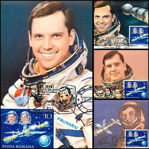 BB001 Cosmonaut Dumitru Prunariu 1981 Soviet-Romanian Soyuz 40 crew spaceflight - Picture 1 of 9