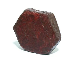 21.9 Gram 1 1/5 x 1 1/10 Inch Ruby Crystal Rough Specimen Carving Cab Rough EC33 - Picture 1 of 3
