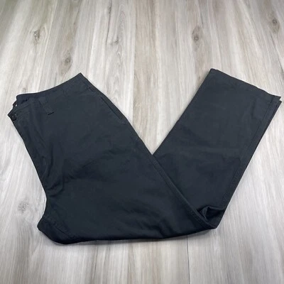 Pantalones chinos negros Burton Durable Goods para hombre talla 40 x 32 5 bolsillos Foto 1 de 4