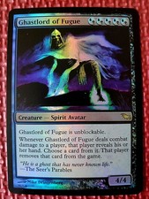 MtG Foil GHASTLORD OF FUGUE 162/301 Shadowmoor SDM WORLDWIDE Magic NM/NM+