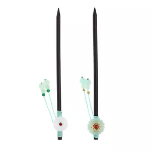 2PCS Chinese Retro Hair Sticks Traditional Floral Hairpin Hair Chopsticks 18cm - Picture 1 of 5
