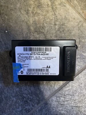 Módulo de control de comunicación Bluetooth ACURA TL 2012-2014 P/N: 39770-TK4-A420-M1 Foto 1 de 4