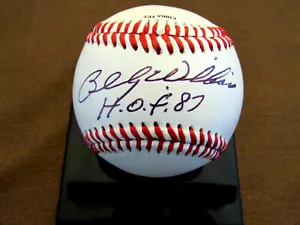BILLY WILLIAMS HOF 87 CHICAGO CUBS A'S SIGNED AUTO WILSON BASEBALL JSA BEAUTY - Picture 1 of 3