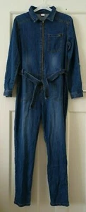 Mädchen Next Denim Overall mit Reißverschluss vorne Kessel Alter 16 Jahre - Bild 1 von 7