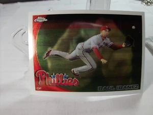 2010 Topps Chrome #170 - Raul Ibanez - Philadelphia Phillies  10-1197 - Picture 1 of 2