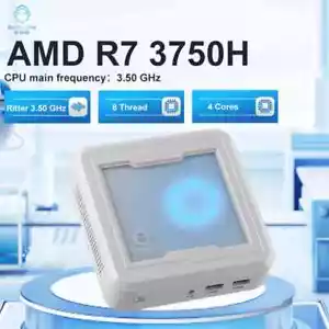 GenMachine Mini PC AMD Ryzen 7 3750H CPU 2.3GHz-4.0GHz Windows11 DDR4 M.2 2280 - Picture 1 of 17