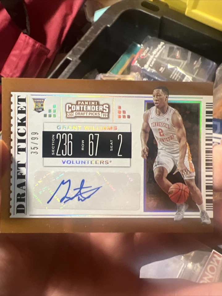 grant williams rookie auto 36/99 - Image 1 of 2