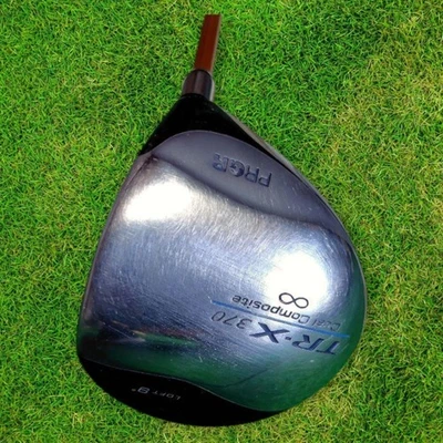 PRGR DUO TR-X 370 Driver Black 9° 331g TETRA AXIV Shaft Used - Image 1 of 4