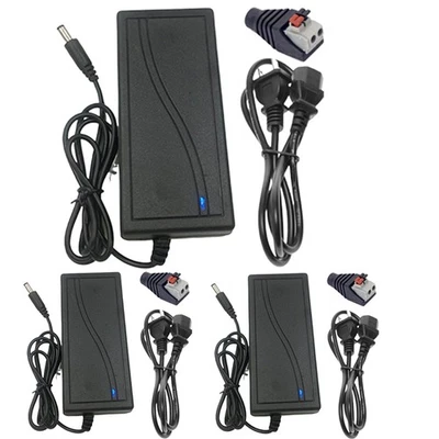 Transformador adaptador fuente de alimentación AC/DC 12V 5A para tira de luz LED 5050/5630 60W Foto 1 de 4