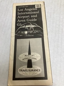 1961 LOS ANGELES GUIDA AEROPORTO INTERNAZIONALE E ZONA MERCURY INTERNATIONAL - Foto 1 di 3