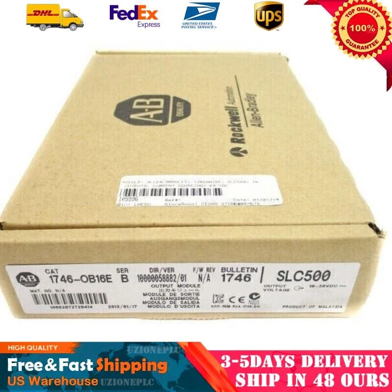 Nuevo módulo de salida PLC 1746-OB16E SLC 500 1746OB16E sellado de fábrica impuestos libres de EE. UU. Foto 1 de 1