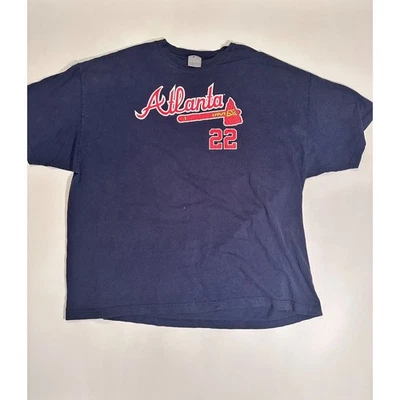 Camiseta deportiva de los Atlanta Braves 22 Heyward béisbol para hombre talla XL Foto 1 de 4