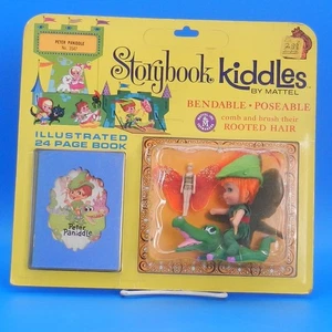 Vintage Liddle Kiddles PETER PAN PANIDDLE Storybook Doll Mattel 1966 *UNOPENED* - Picture 1 of 7