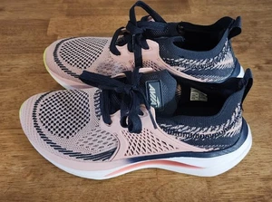 WOMENS AVIA CAGED SNEAKER SHOES SZ 8 CLAY PINK BLUE NEON GREEN - Picture 1 of 8