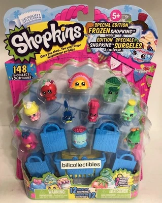 Shopkins Season 1, 12 Pack - Bubbles, Freezy Peazy, Sally Shakes, PLUS 9 Foto 1 de 2