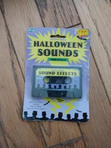 NEW VTG Halloween Sounds Thriller Chiller Sound Effects Cassette Tape Horror NOS - Picture 1 of 2