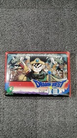 Enix Famicom Soft Dragon Quest III and to The Legend Used