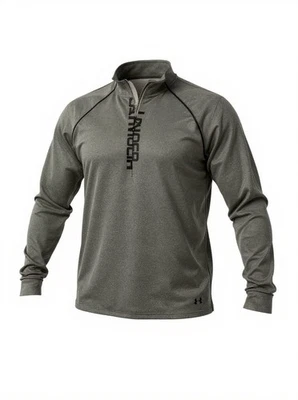 Under Armour Men's Grey Performance Golf Shirt Stretch X-Large Long Sleeves XL - Image 1 of 4
