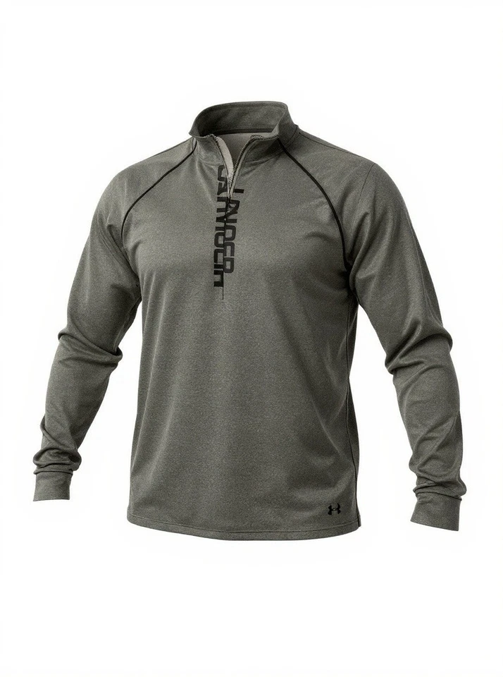Under Armour Men's Grey Performance Golf Shirt Stretch X-Large Long Sleeves XL - Image 1 of 4