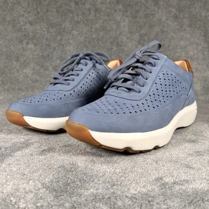 Clarks Damen Tivoli Grace Turnschuhe Sneaker, blau Nubuk, 10 Damen - Bild 1 von 13