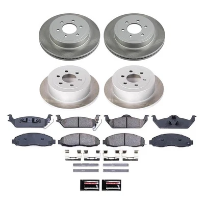 PowerStop SC2188 Disc Brake Kit For Dodge Dakota 2003-2004 Front Rear — 第 1/4 张图片
