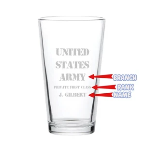 UNITED STATE MILITARY GIFT ITEMS - PERSONALIZED - CUSTOM - Picture 1 of 16