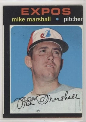 1971 Topps High # Mike Marshall (Black Line Under Right Eye) #713 - Image 1 of 2