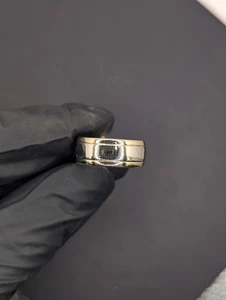 Massiver 14K 2-farbiger Ehering - Bild 1 von 7