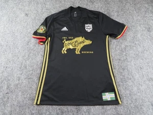 Portland Timbers Jersey Womens Large Black #7 Lassiter Adidas Climacool MLS Beer - Picture 1 of 13